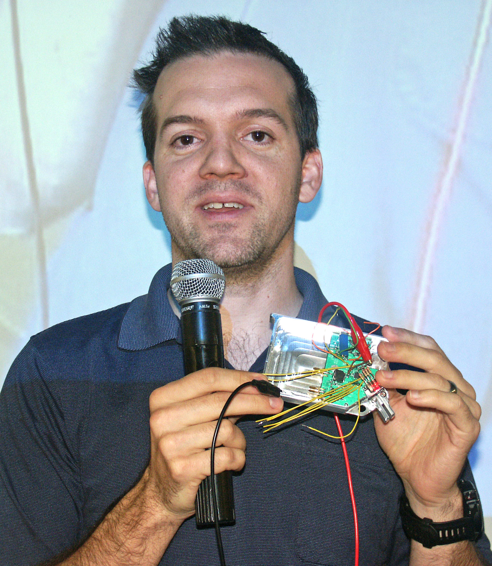 Michael holding circuit
board