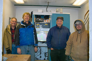 The Scott's Hill repeater and installation crew