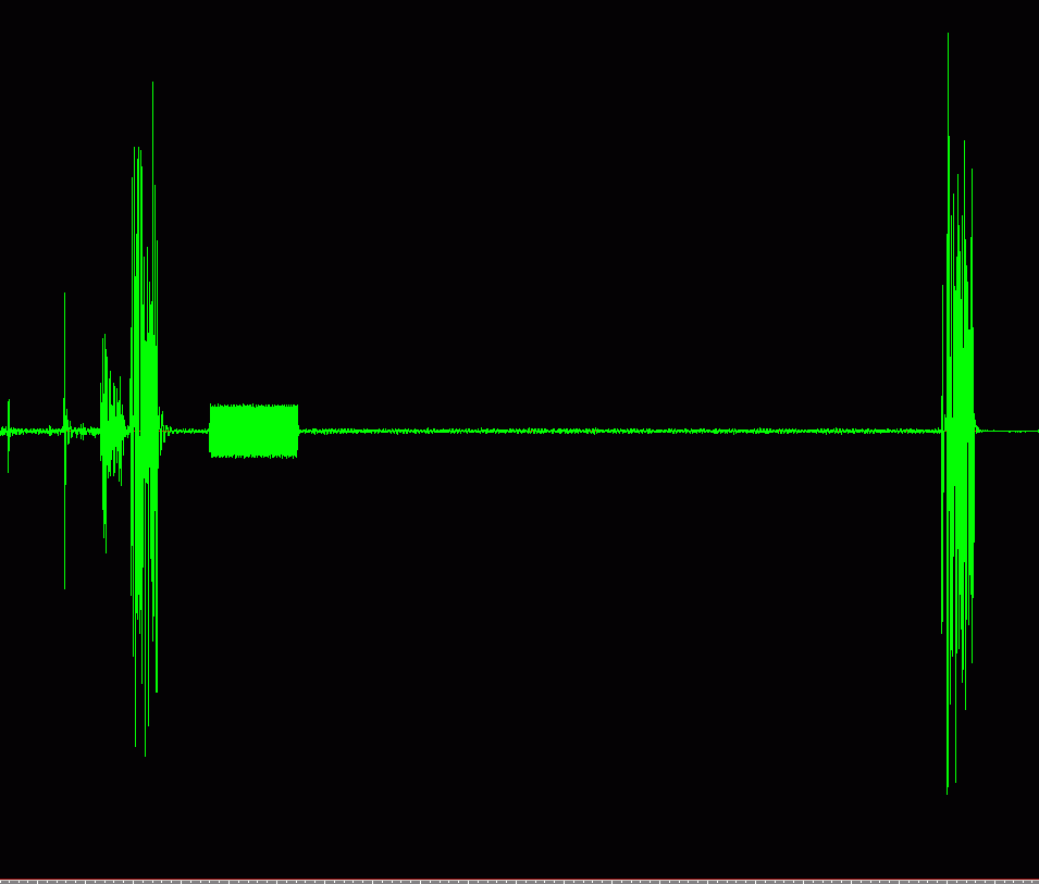 Squelch tail of a signal going into Scotts as
                  heard by a user listening to Farnsworth