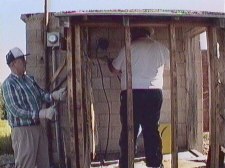 Demolition of the annex w/Ron, KC7MYS and Chuck, WA7JOS - small version